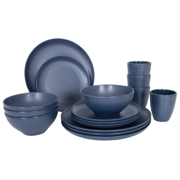 Set vase Bo-Camp Orville 16 pcs albastru Blue