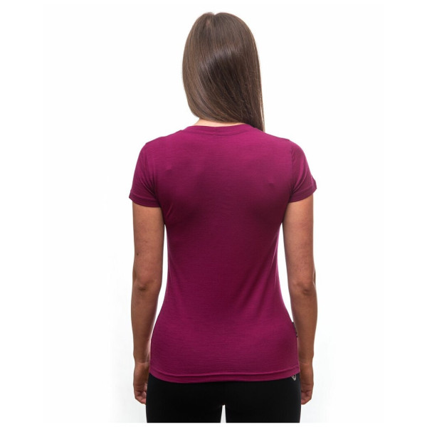 Tricou femei Sensor Merino Wool PT Orchidea