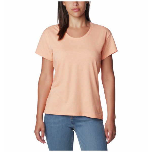 Tricou femei Columbia Sun Trek™ SS Tee portocaliu/ Apricot Fizz Heather