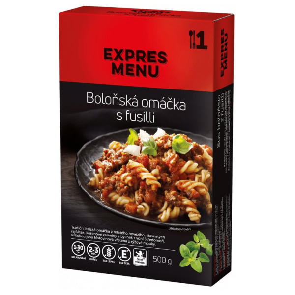 Fel principal Expres menu Sos bolognese, fusilli