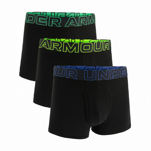 Boxeri bărbați Under Armour M UA Perf Cotton 3in negru/albastru BLK