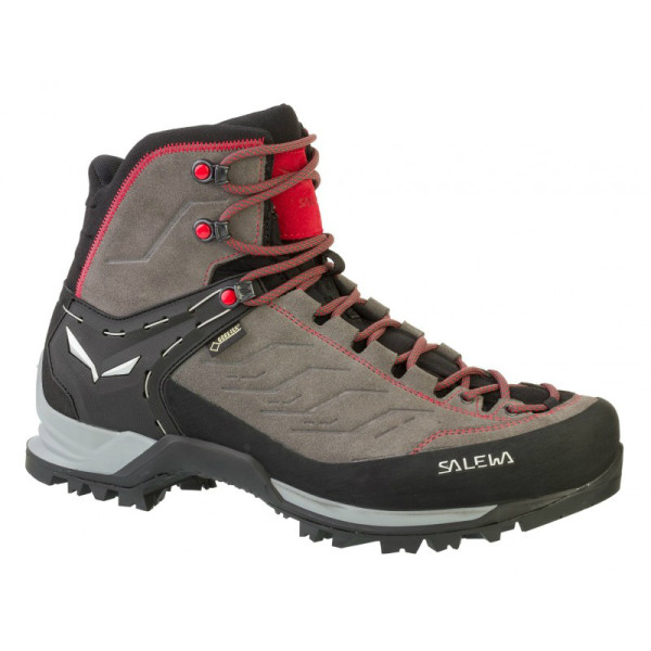 Încălțăminte pentru bărbați Salewa MS MTN Trainer MID GTX gri/roșu Charcoal/Papavero