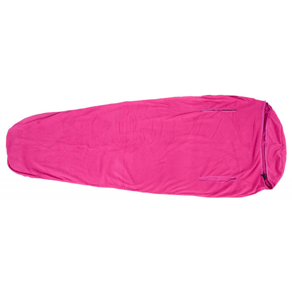 Inserție pentru sacul de dormit Warmpeace Polartec Micro Mummy 180 cm roz Berry