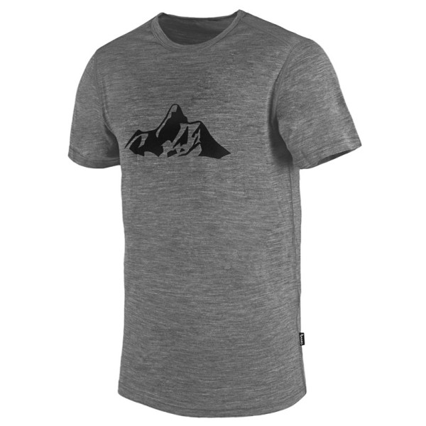 Tricou bărbați Warg Merino Mountain 165 Short gri