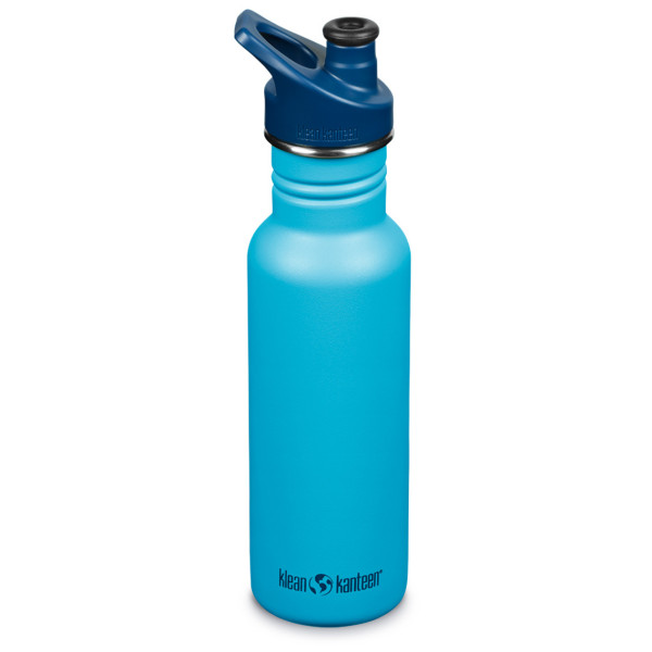 Sticlă Klean Kanteen Classic 532 ml Sport Cap albastru