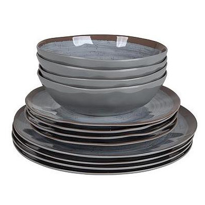 Set de vase Bo-Camp Tableware Halo gri