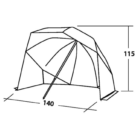 Perete/umbrelă Easy Camp Coast