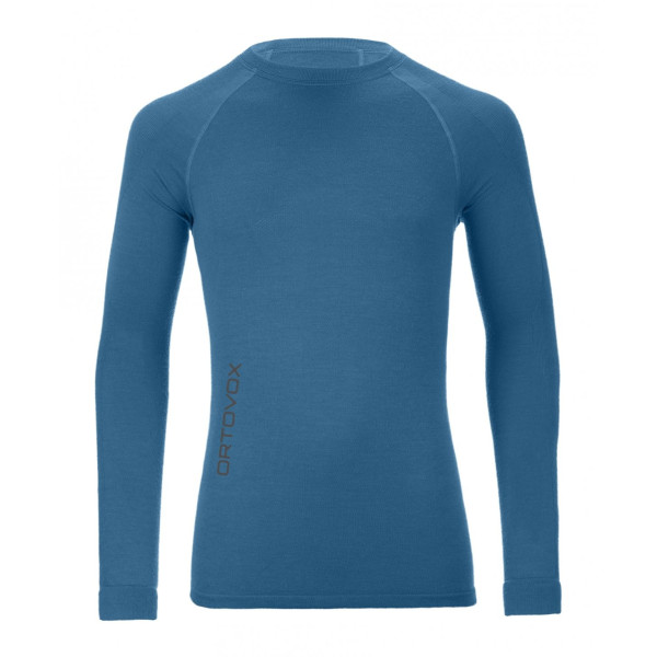 Pánské triko Ortovox Merino Competition Long Sleeve M albastru blue sea