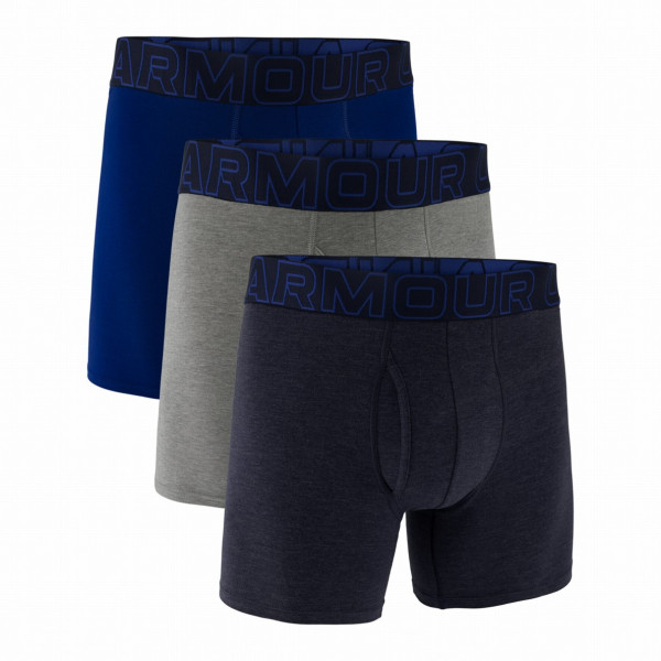 Boxeri bărbați Under Armour M UA Perf Cotton 6in albastru/gri BLU