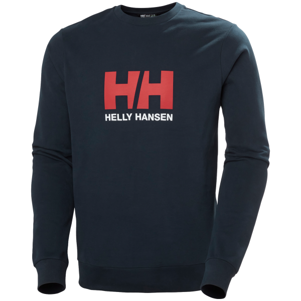 Hanorac bărbați Helly Hansen Hh Logo Crew Sweat 2.0 albastru închis Navy