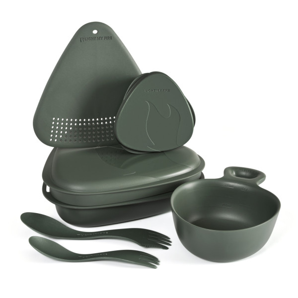 Set vase Light My Fire Outdoor MealKit 2.0 verde sagegreen