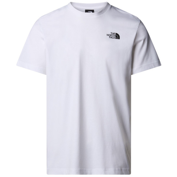 Tricou bărbați The North Face M Vertical Ss Tee alb TNF WHITE