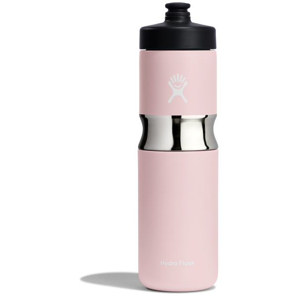 Sticlă Hydro Flask Wide Mouth Insulated Sport Bottle 20oz roz deschis trillium