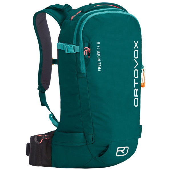 Rucsac pentru schi alpin Ortovox Free Rider 26 S verde Pacific Green