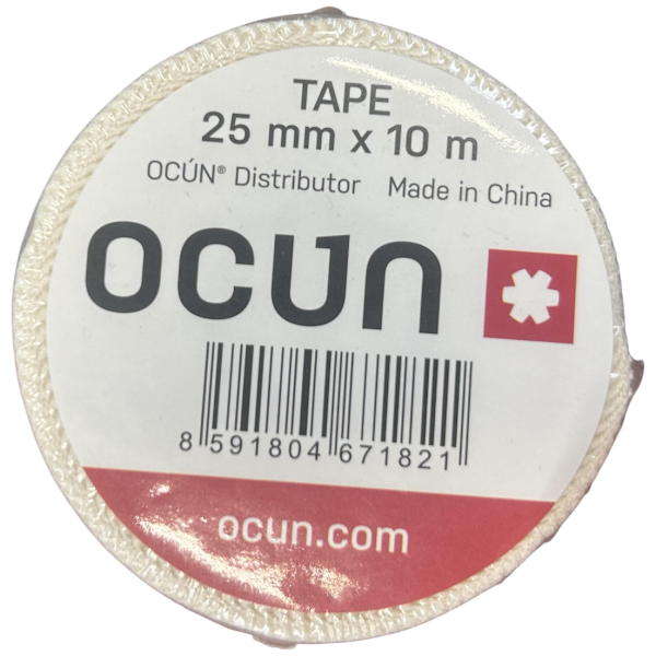 Bandă kinesiologică Ocún Tape 25mm x10m alb white