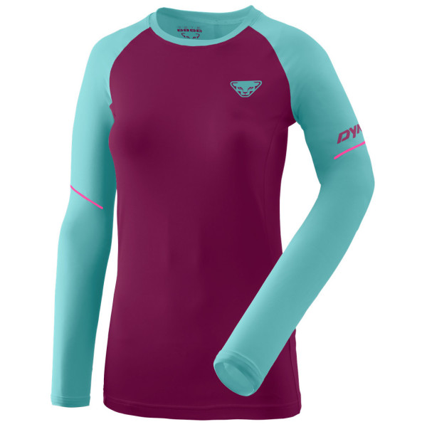 Tricou femei Dynafit Alpine Pro W L/S Tee turcoaz/mov beet red/8050