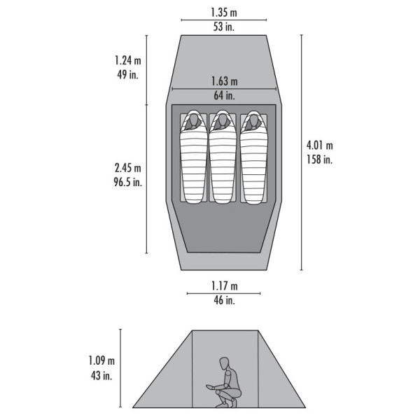 Cort turistic MSR Tindheim 3