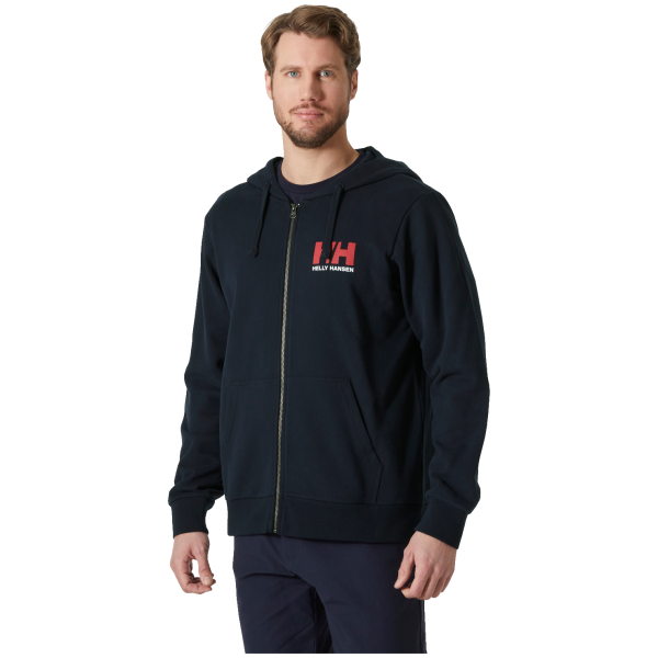 Hanorac bărbați Helly Hansen Hh Logo Full Zip Hoodie 2.0