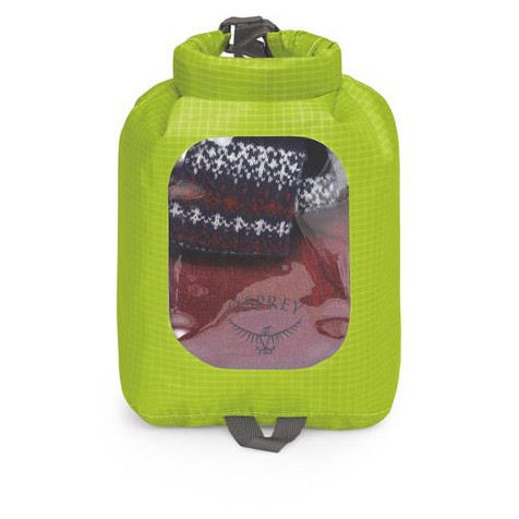 Sac rezistent la apă Osprey Dry Sack 3 W/Window verde