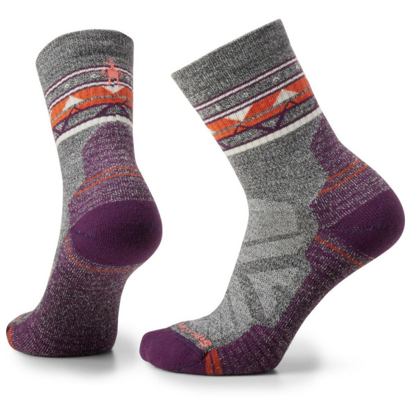 Șosete femei Smartwool Hike Light Cushion Zig Zag Valley Mid Crew Socks