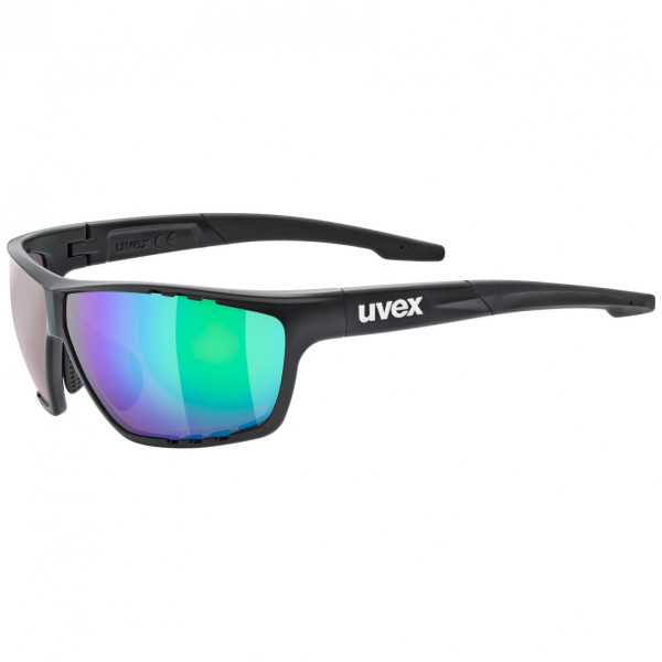 Ochelari sport Uvex Sportstyle 706 CV negru/verde Black Matt/Mirror Green