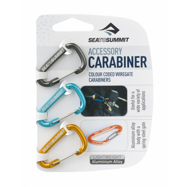 Carbinieră auxiliară Sea to Summit Carabiner 3 buc.