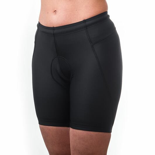 Pantaloni scurți de ciclism femei Sensor Cyklo Entry True Black