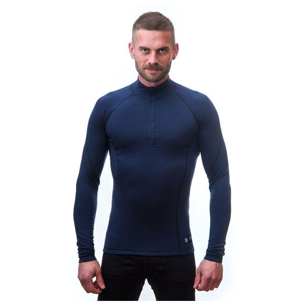 Tricou funcțional bărbați Sensor Merino DF zip