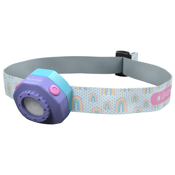 Lanternă frontală Ledlenser Kidled 4R violet