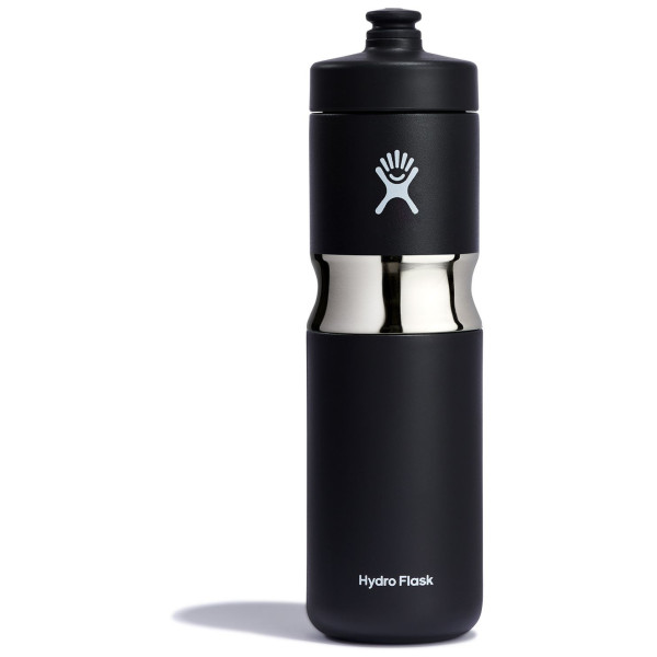 Sticlă Hydro Flask Wide Mouth Insulated Sport Bottle 20oz negru black