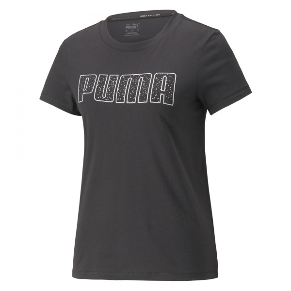 Tricou femei Puma Stardust Crystalline Short Sleeve Tee negru