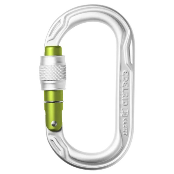 Carabinieră Edelrid Oval Power 2500 Screw argintiu