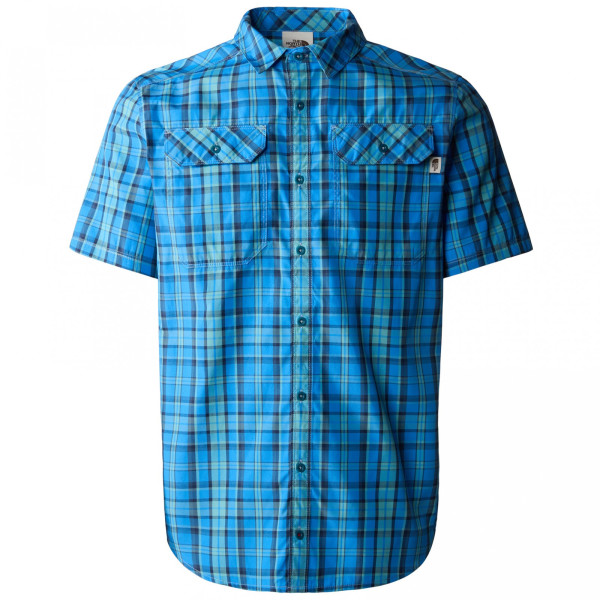 Cămașă bărbați The North Face S/S Pine Knot Shirt albastru