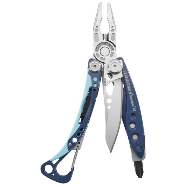 Multitool Leatherman Skeletool CX albastru Nightshade