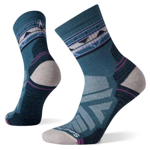 Șosete femei Smartwool Hike Light Cushion Zig Zag Valley Mid Crew Socks