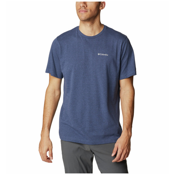 Tricou bărbați Columbia Thistletown Hills™ Short Sleeve albastru închis Dark Mountain Heather