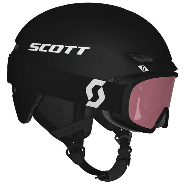 Set căști Scott Keeper 2 + Witty Jr negru/roz stealth black