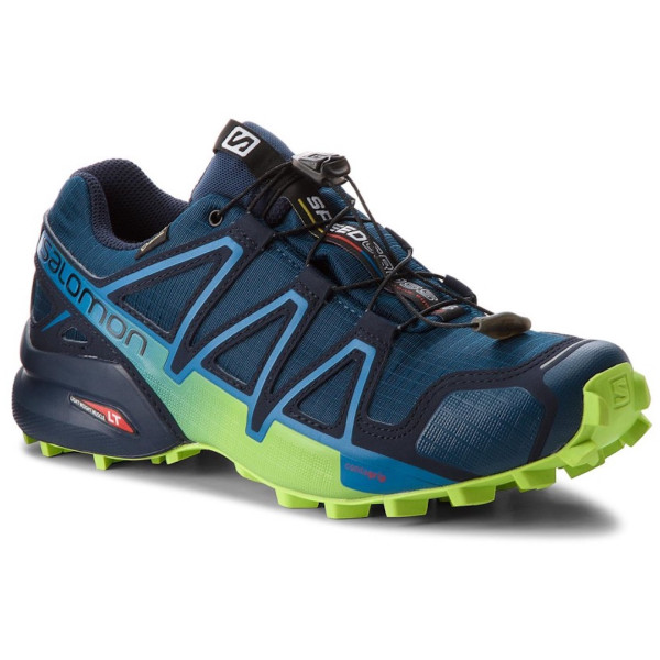 Încălțăminte bărbați Salomon Speedcross 4 GTX®  albastru Poseidon/Navy Blazer/Lime Green