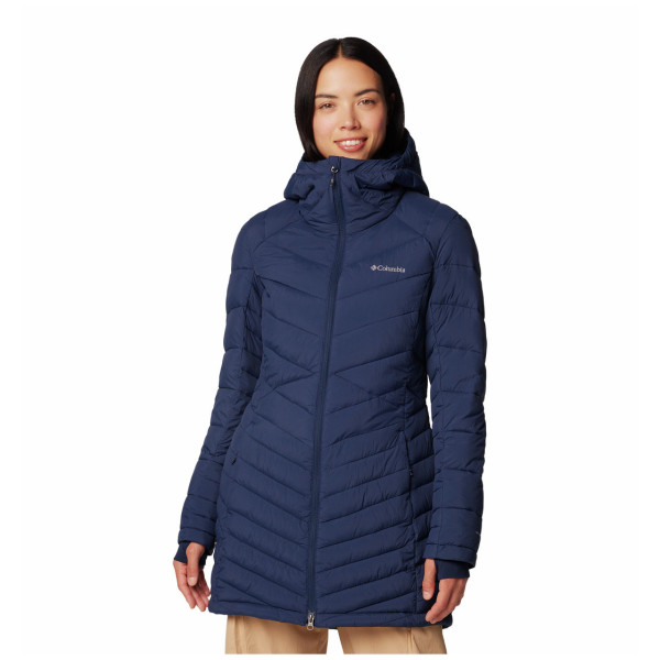 Geacă lungă de iarnă femei Columbia Joy Peak™ II Mid Jacket albastru închis Collegiate Navy