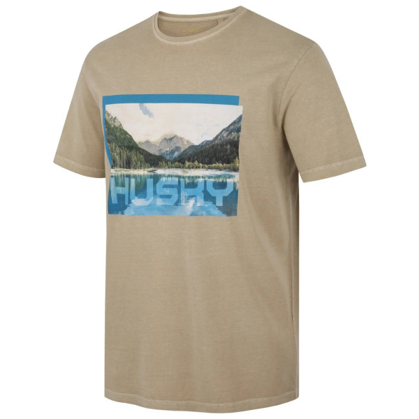 Tricou bărbați Husky Tee Lake M bej Beige