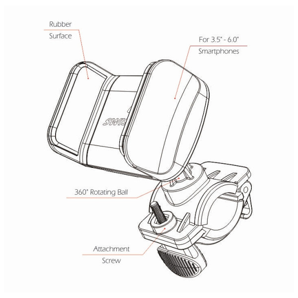 Suport pentru telefon Swissten S-GRIP BCCL1