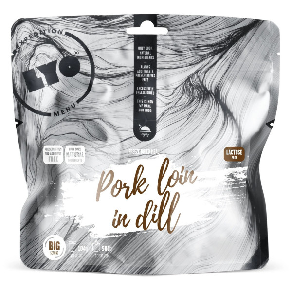 Mâncare deshitradată Lyo food Pork loin in Dill 500g