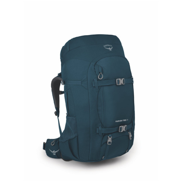 Rucsac turistic femei Osprey Fairview Trek 70 albastru