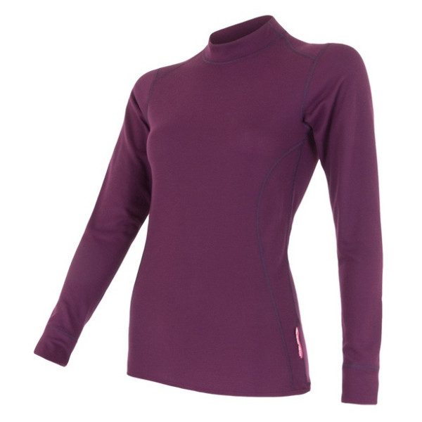 Tricou femei Sensor Double Face m.l. violet fialová