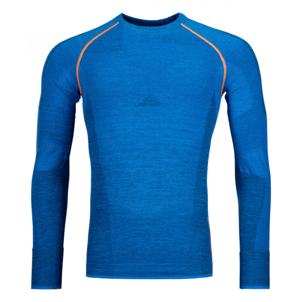 Tricou funcțional bărbați Ortovox 230 Competition Long Sleeve albastru