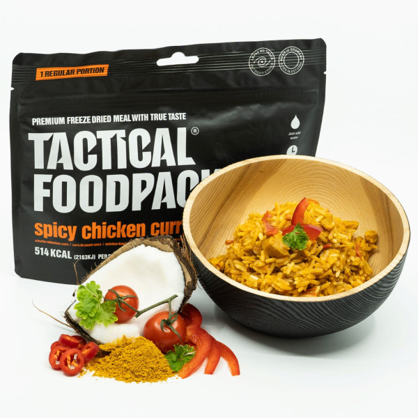 Fel principal Tactical Foodpack Spicy Chicken Curry 120g