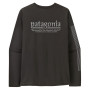 Tricou bărbați Patagonia M's L/S Cap Cool Daily Shirt - Hut Tripper negru Black