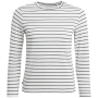 Tricou bărbați Craghoppers Nosilife Abel Long Sleeved T-Shirt alb/negru