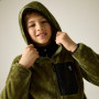 Hanorac copii Dare 2b Powder Fleece MartOliv/Blk