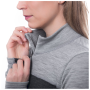 Tricou funcțional femei Sensor Merino Bold dl. rukáv zip